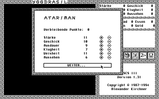 Gläserne Schwert (Das) atari screenshot